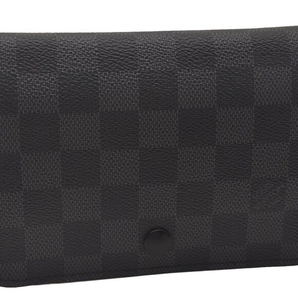 Authentic Louis Vuitton Damier Graphite Ceinture Pochette Homme Waist Bag - Picture 1 of 16